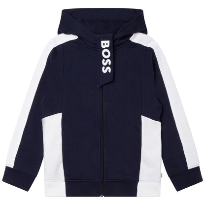 Hugo Boss Boys Zip-Up Hoodie _Grey J25M68-A32