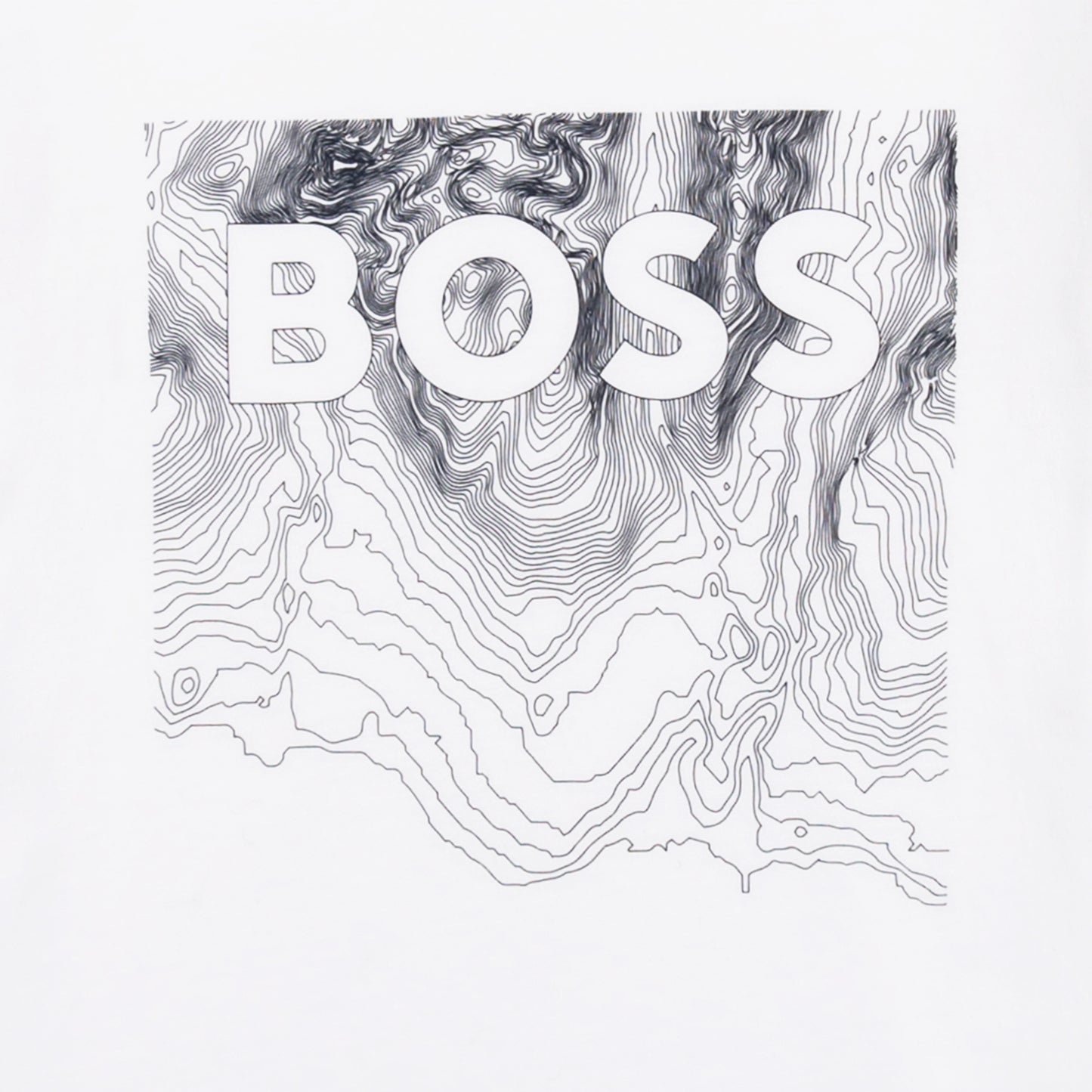 Hugo Boss Boys T-Shirt w/Graphic_ White J25N35-10B