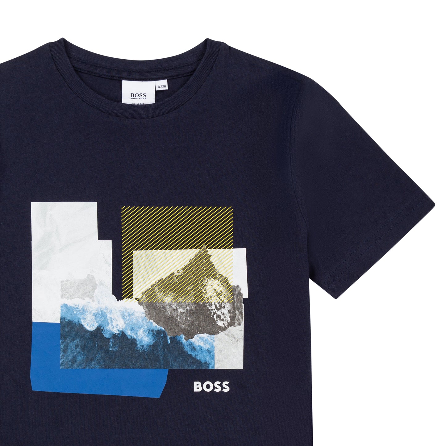 Hugo Boss Boys T-Shirt w/Iceberg_ Navy J25N35-849