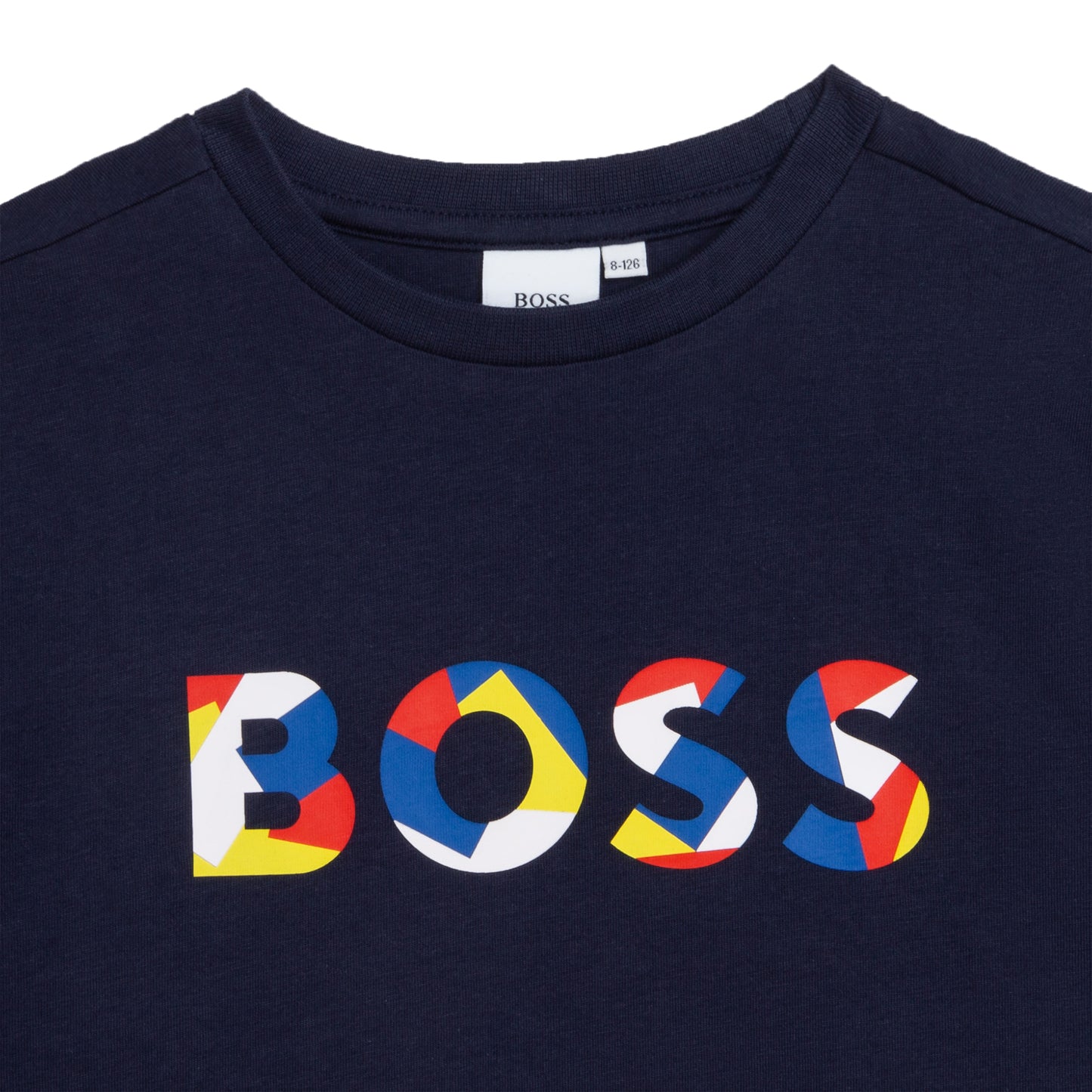 Hugo Boss Boys T-Shirt w/Logo_ Navy J25N46-849