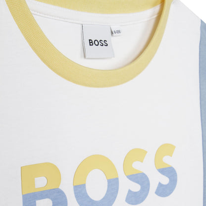Hugo Boss Boys T-Shirt _ White J25O09-10P