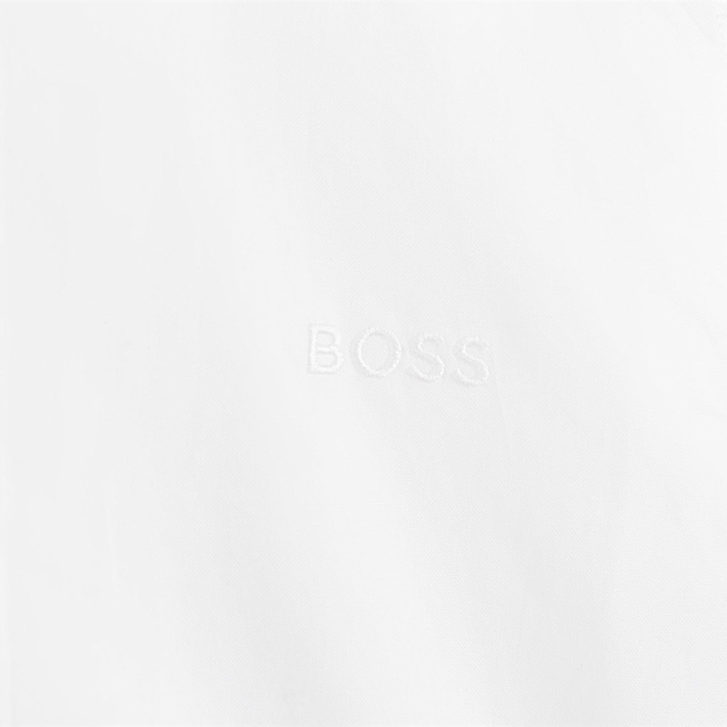Hugo Boss Boys Long Sleeved Slim Fit Dress Shirt _White J25O35-10P
