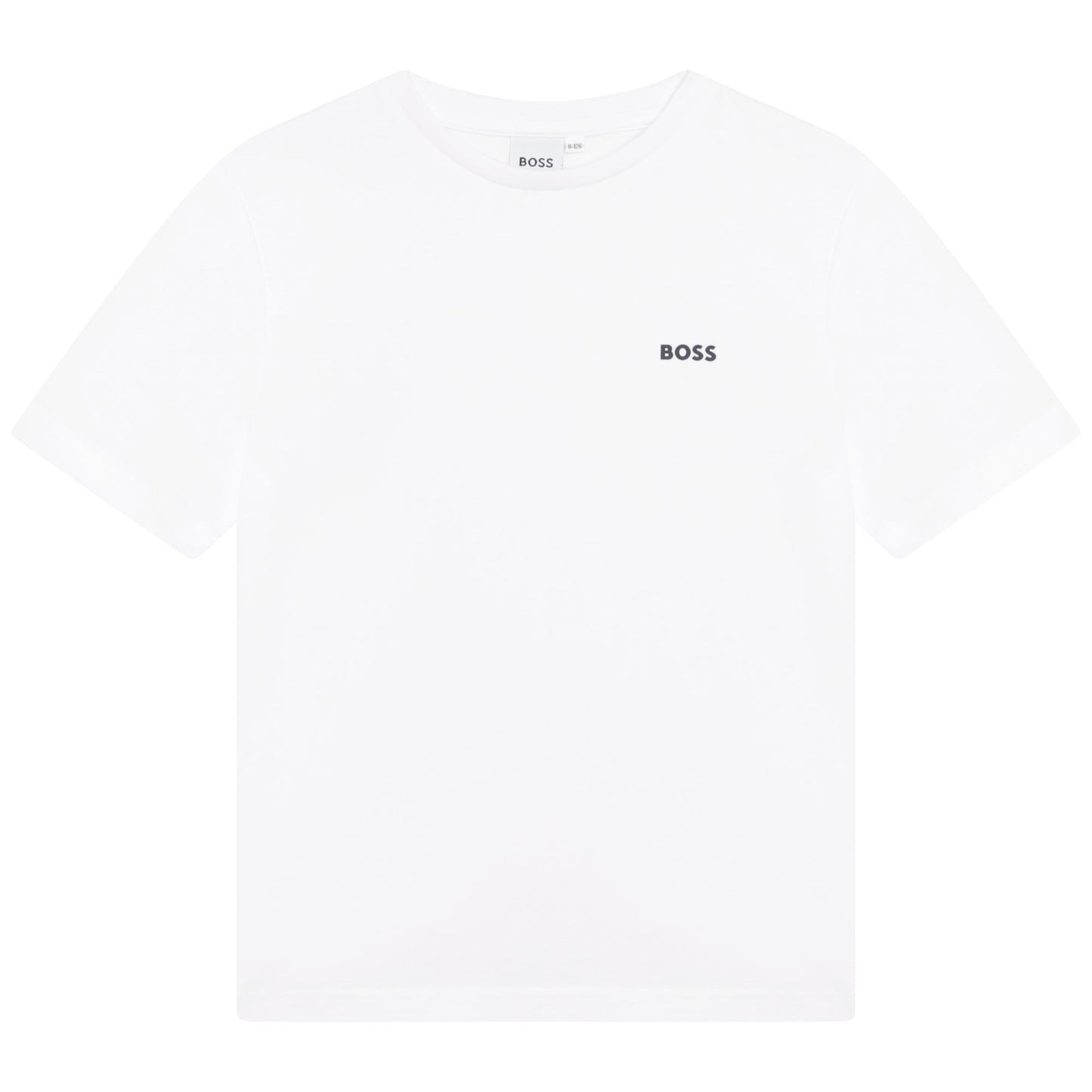 Hugo Boss Boys White Basic T-Shirt w/Small Logo _J25P23-10P