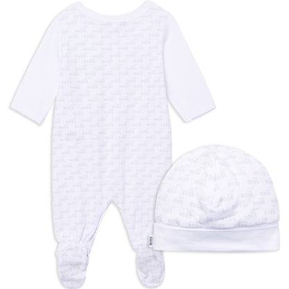 Hugo Boss Baby Pajama and Hat Set J98329