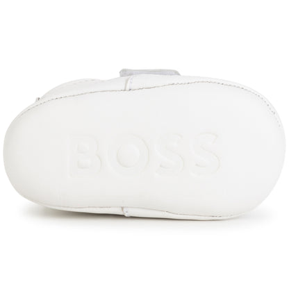 Hugo Boss Baby Leather Shoes_ White J99109-10B