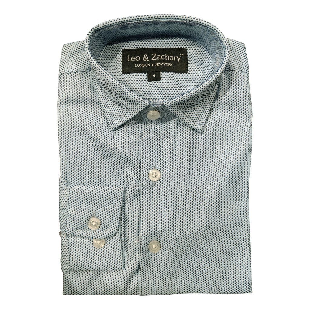 Leo & Zachary Boys Slim Shirt 181 5636 - NorthBoys