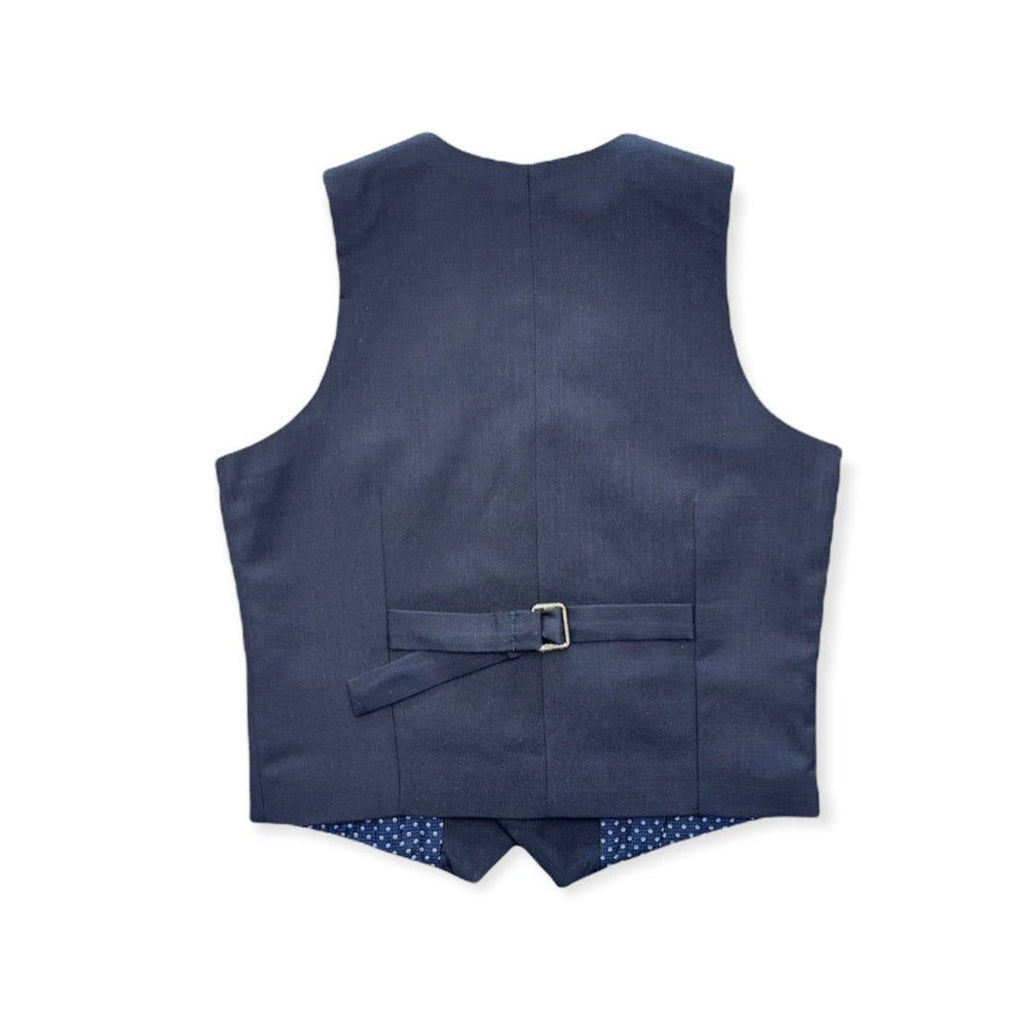 Leo & Zachary Boys Vest_Deep Blue 5408 - NorthBoys