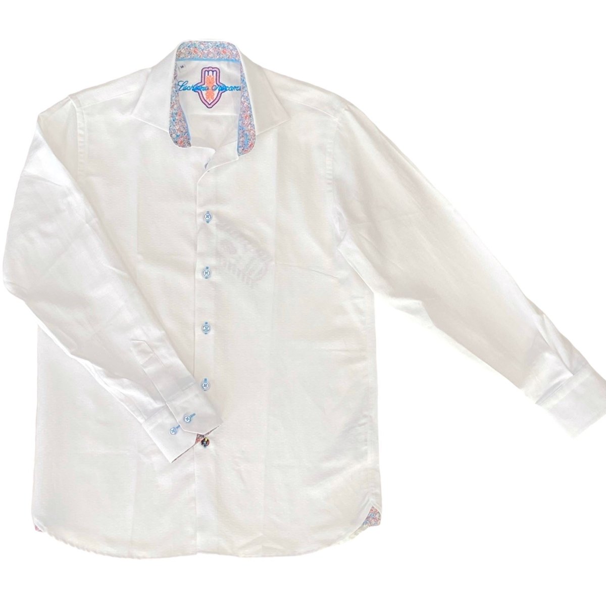 Luchiano Visconti Boys White Dress Shirt - NorthBoys
