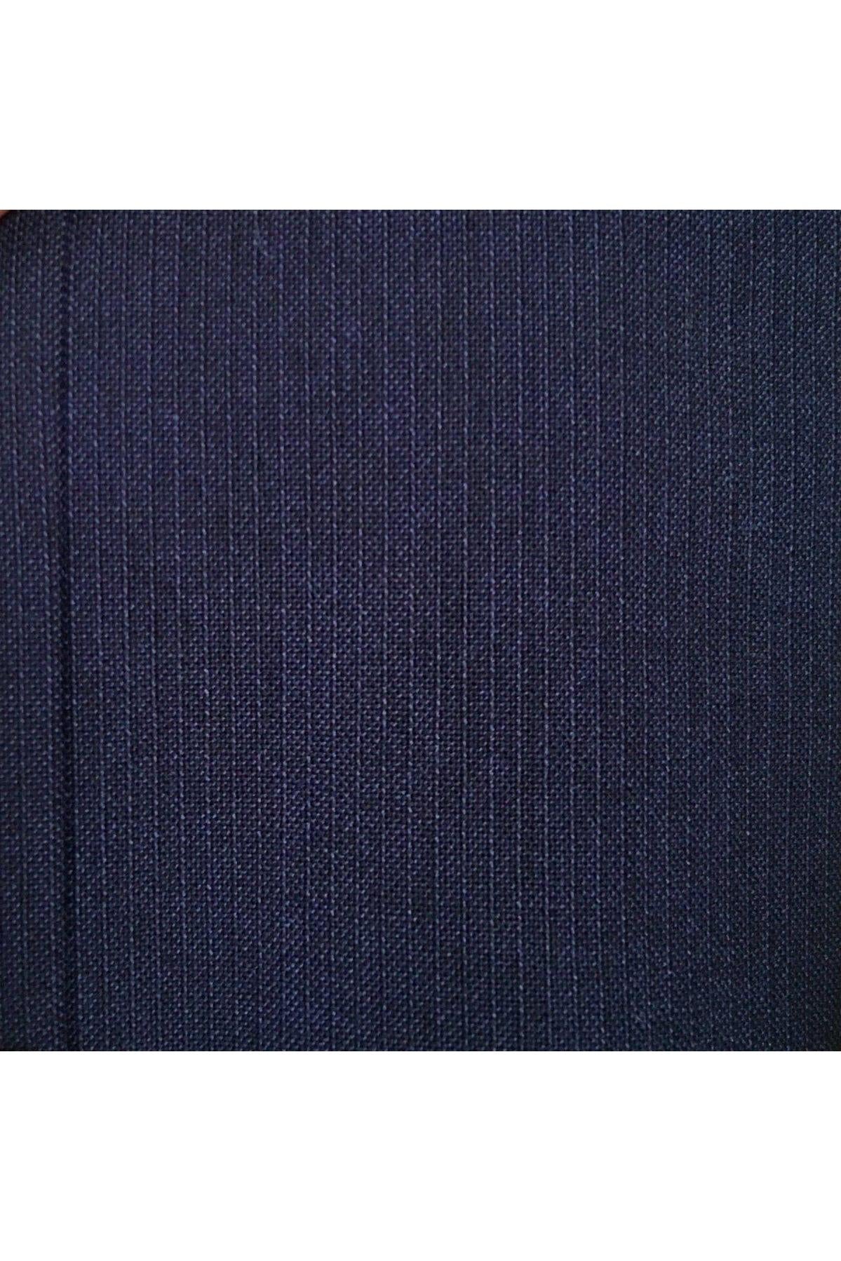 Marc New York Boys Husky Dark Navy Mini Stripe Suit-NorthBoys