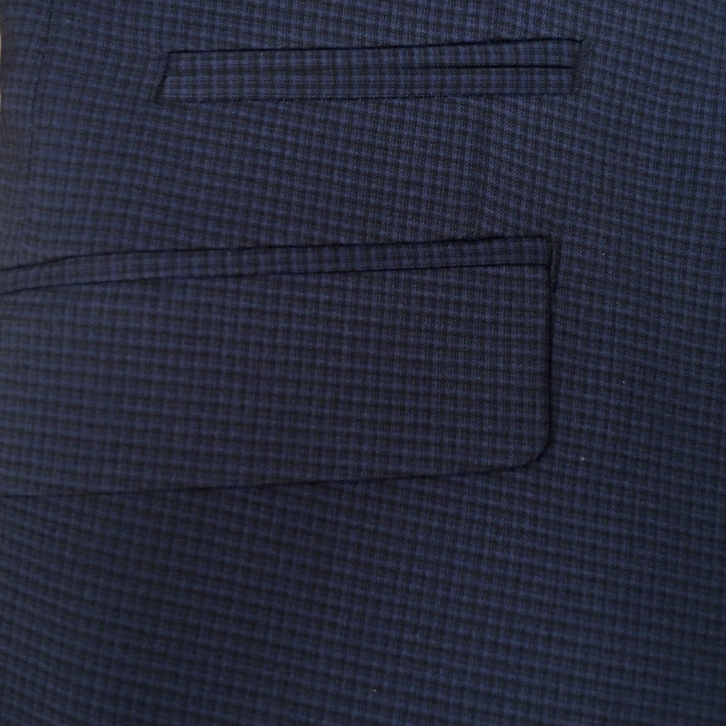 Marc New York Boys Husky Mini Check Navy Suit WH510-NorthBoys