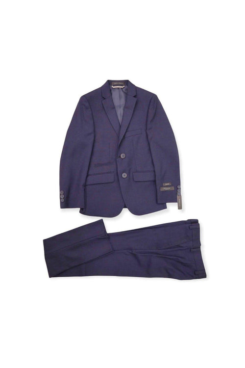 Marc New York Boys Husky Navy Neat Suit-NorthBoys