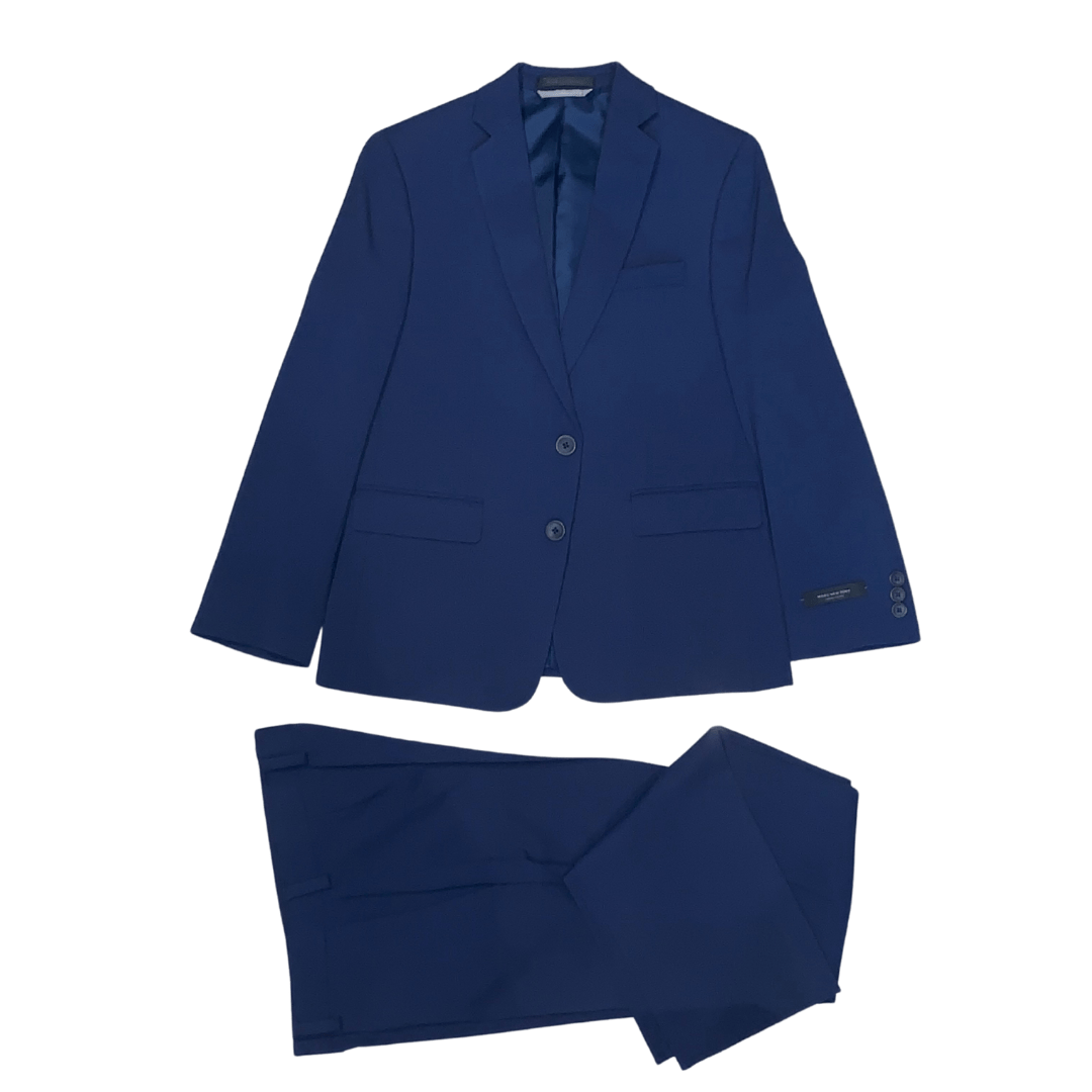 Marc New York Boys Husky Solid Blue Suit WH003-NorthBoys