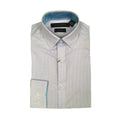 Marc New York Boys Skinny Turquoise Neat Dress Shirt S0100 - NorthBoys
