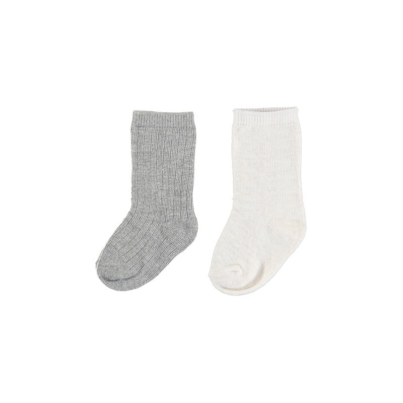 Mayoral Baby 2pc Dressy Socks Set _Grey 9536 - 56 - NorthBoys