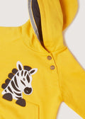 Mayoral Baby Hoodie w/ Zebra Graphic_ Yellow 1402 - 86 - NorthBoys