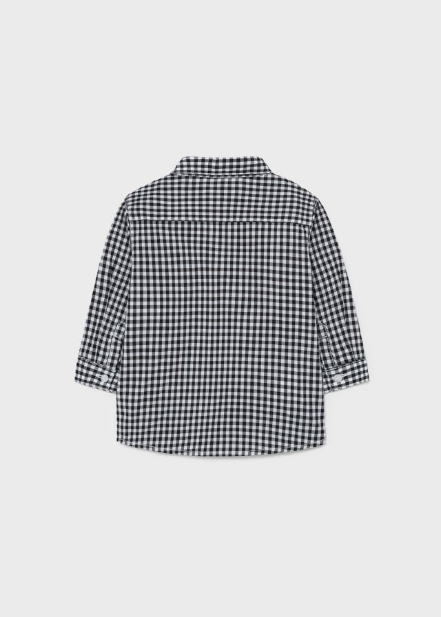 Mayoral Baby L/s Poplin Check Shirt 2145 - 58 - NorthBoys