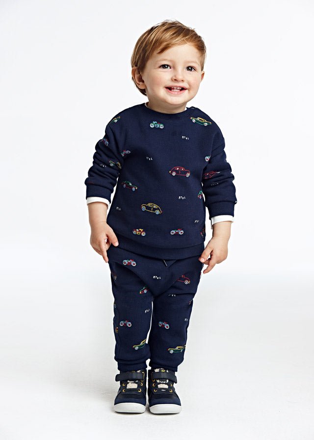 Mayoral Baby Printed Sweatpants _Navy 2530 - 29 - NorthBoys