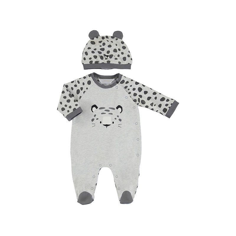 Mayoral Baby Sleeper w/Hat_ Grey 1638 - 84 - NorthBoys