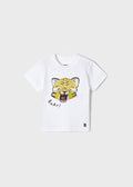 Mayoral Baby T-Shirt w/Tiger Print _White 1014 - 66 - NorthBoys