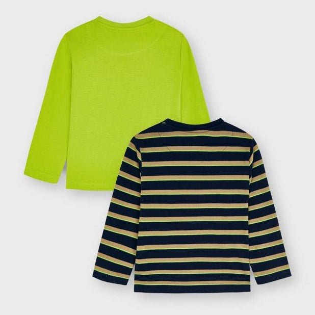 Mayoral Mini 2 L/s Sold/ Stripe Shirt Set 4082 - 18 - NorthBoys