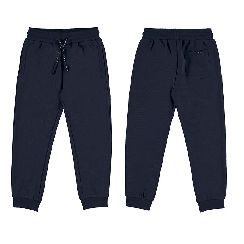 Mayoral Mini Basic Cuffed Fleece Sweatpants _Navy 742 - 68 - NorthBoys