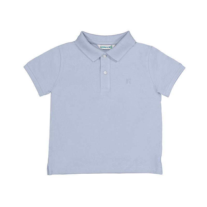 Mayoral Mini Basic Short Sleeve Polo_Blue 150 - 85 - NorthBoys