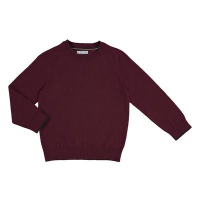 Mayoral Mini Boys Burgundy Crew Neck Sweater - NorthBoys