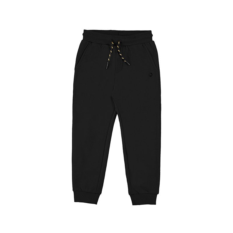 Mayoral Mini Boys Cuffed Fleece Black Sweatpants 725 - 17 - NorthBoys