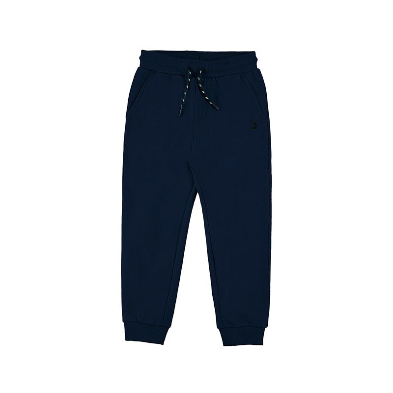 Mayoral Mini Boys Cuffed Fleece Navy Sweatpants 725 - 19 - NorthBoys