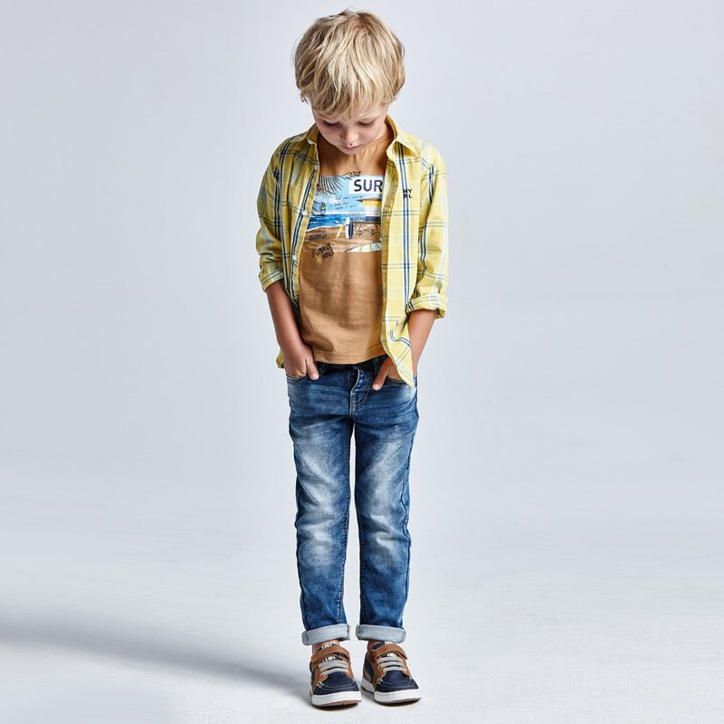 Mayoral Mini Boys Denim Medium Blue Jeans - NorthBoys