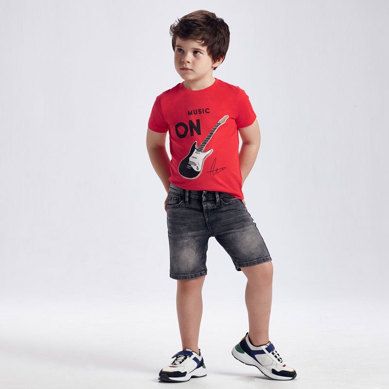 Mayoral Mini Boys Denim Shorts - grey - NorthBoys