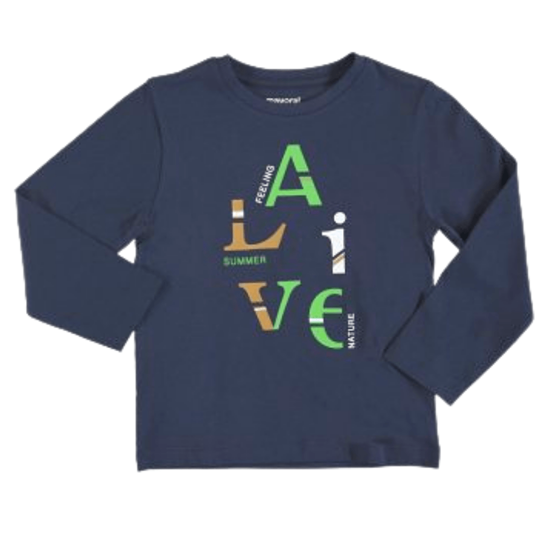 Mayoral Mini Boys Navy Summer T-Shirt - NorthBoys