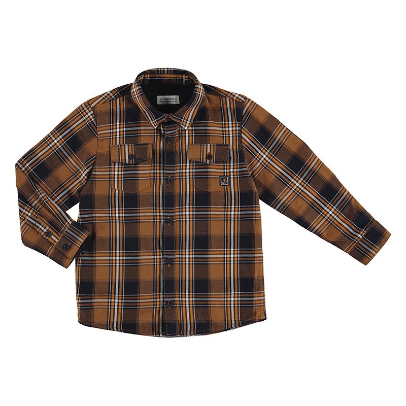 Mayoral Mini Boys Plaid Twill Shirt - NorthBoys