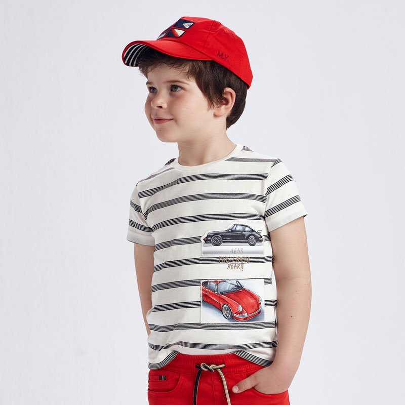 Mayoral Mini Boys T-Shirt sports cars red - NorthBoys