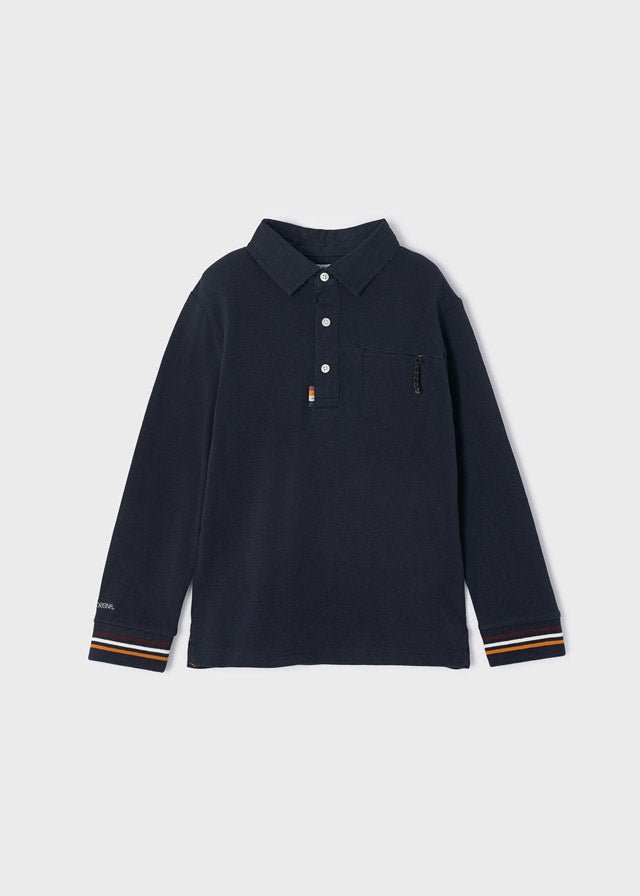 Mayoral Mini L/S Polo _Navy 4175 - 53 - NorthBoys