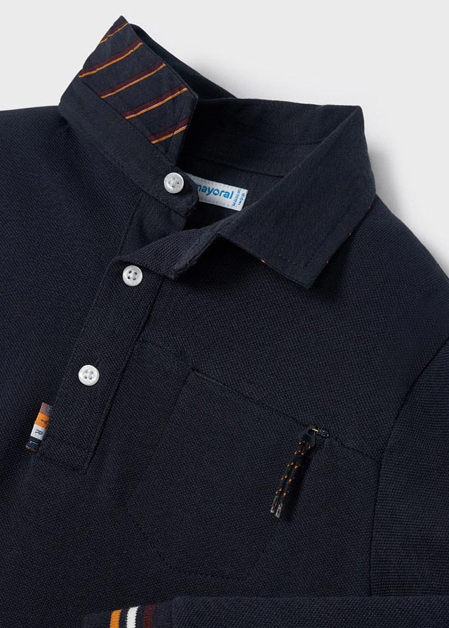 Mayoral Mini L/S Polo _Navy 4175 - 53 - NorthBoys