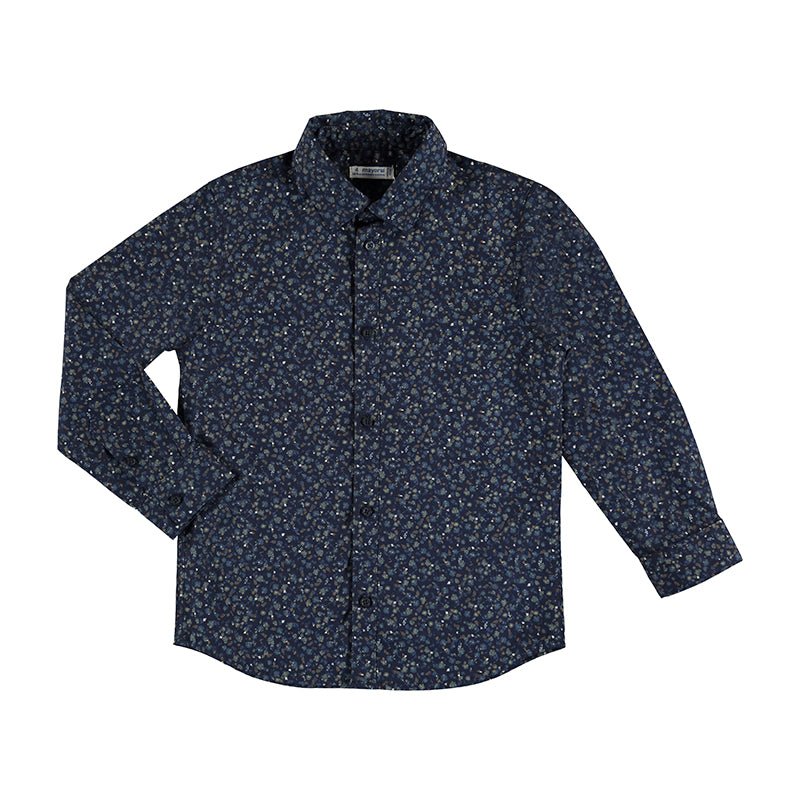 Mayoral Mini L/s Navy Shirt 4167 - 34 - NorthBoys