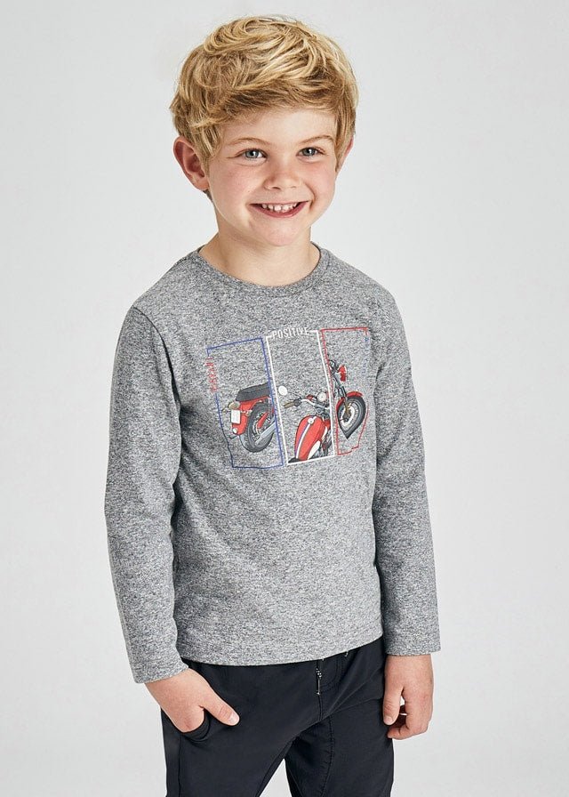 Mayoral Mini L/s " Positive " T-Shirt 4088 - 48 - NorthBoys