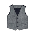 Mayoral Mini Navy Stripe Tailored Vest_3349 - 44 - NorthBoys
