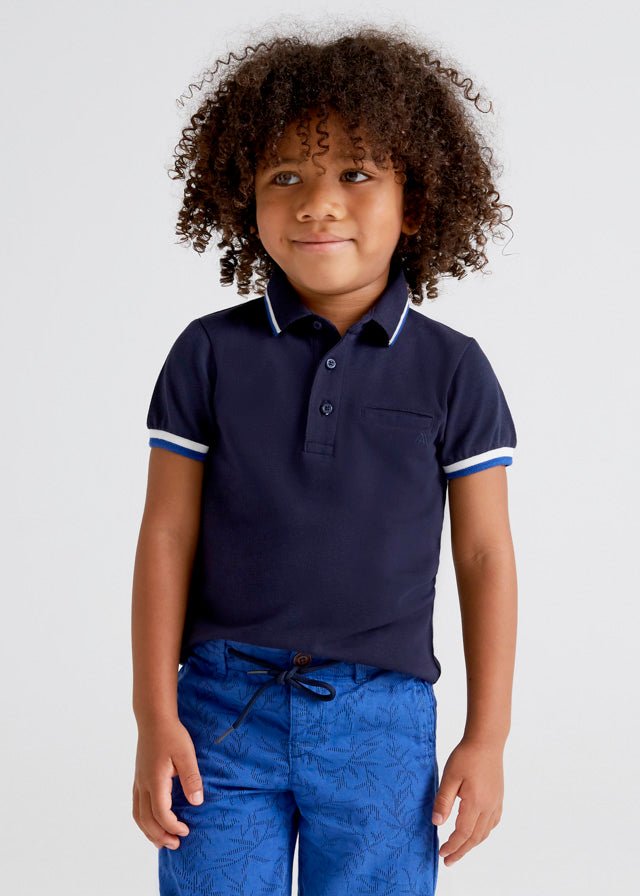 Mayoral Mini Short Sleeve Polo_ Navy 3101 - 37 - NorthBoys
