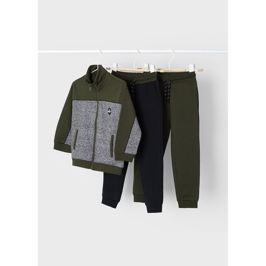 Mayoral Mini Striped Tracksuit _Green 4846-25-NorthBoys