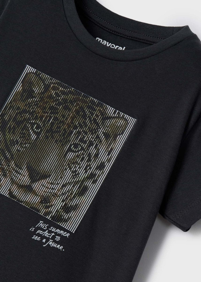 Mayoral Mini T-Shirt w/ 3D Jaguar_ Dark Grey 3005 - 51 - NorthBoys
