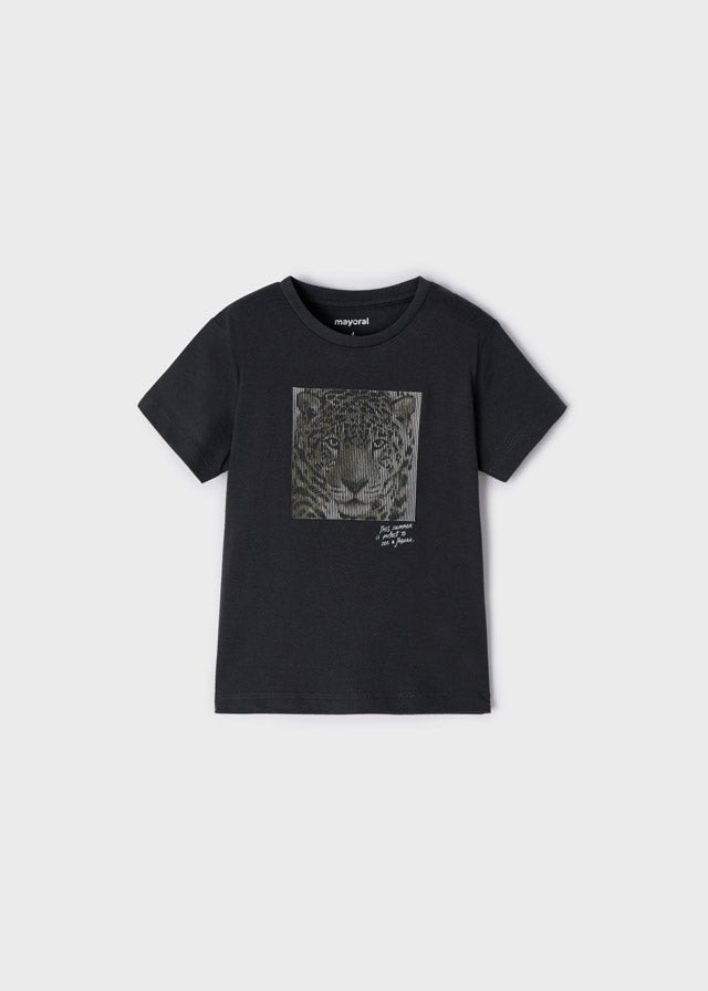 Mayoral Mini T-Shirt w/ 3D Jaguar_ Dark Grey 3005 - 51 - NorthBoys