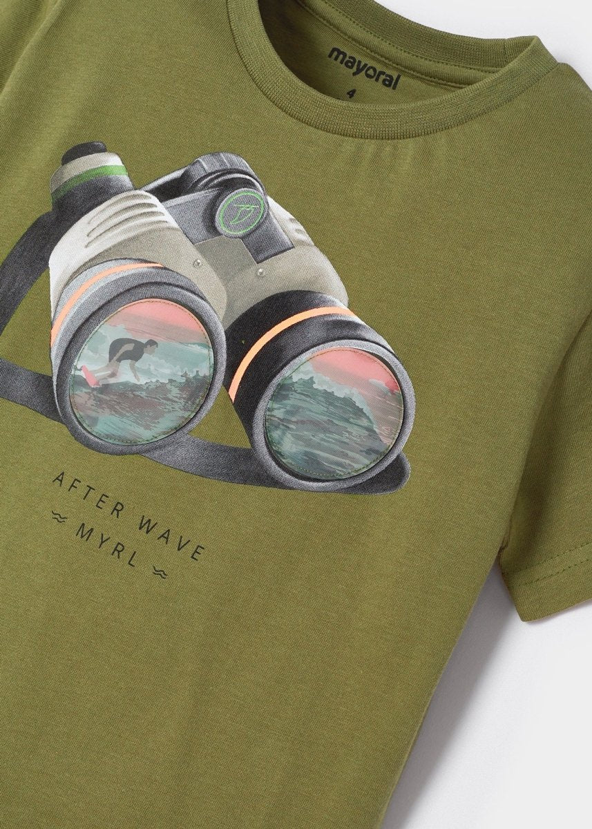 Mayoral Mini T-Shirt w/ Binoculars_ Green 3018 - 83 - NorthBoys