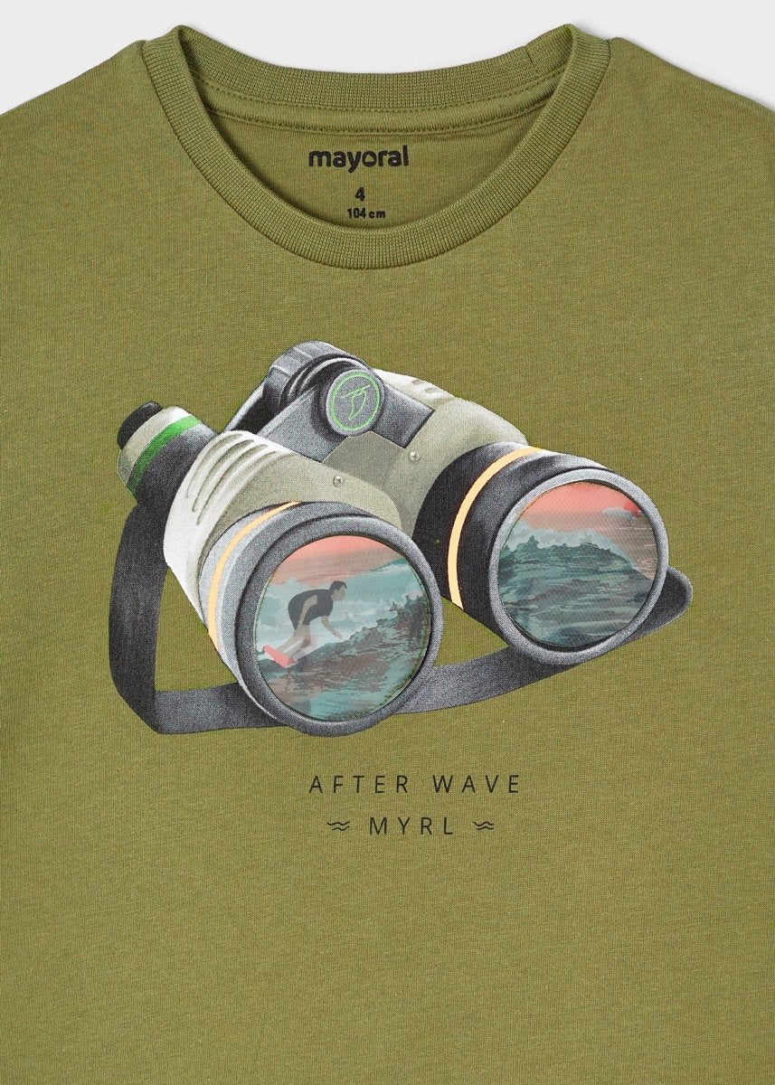 Mayoral Mini T-Shirt w/ Binoculars_ Green 3018 - 83 - NorthBoys