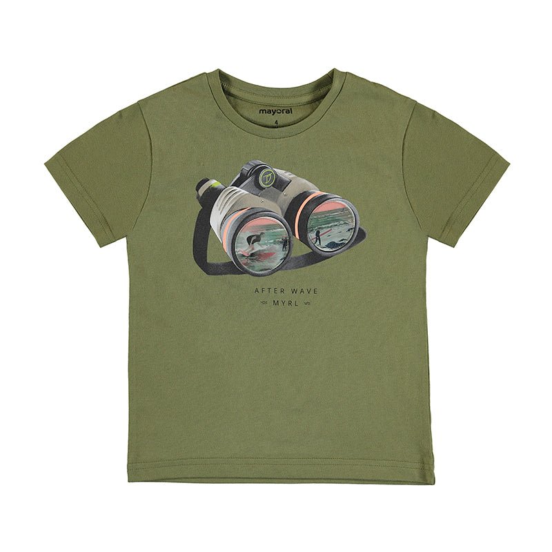 Mayoral Mini T-Shirt w/ Binoculars_ Green 3018 - 83 - NorthBoys