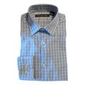 Michael Kors Boys Blue Plaid Cotton Shirt Z0234 - NorthBoys