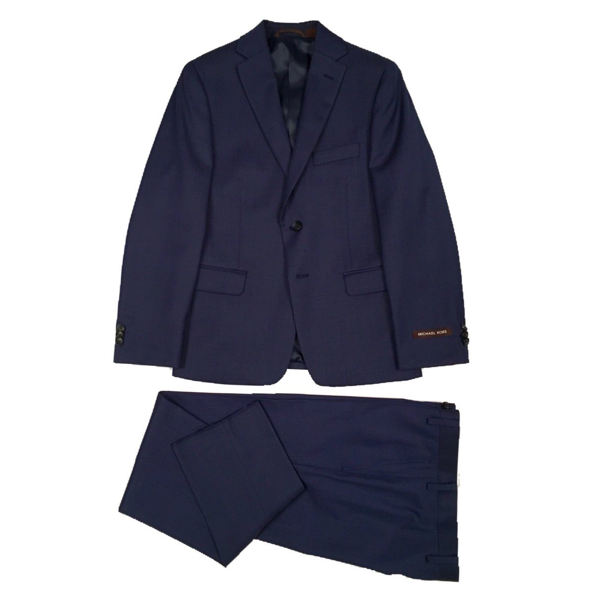 Michael Kors Boys Bright Blue Tic Wool Suit Z0044-NorthBoys