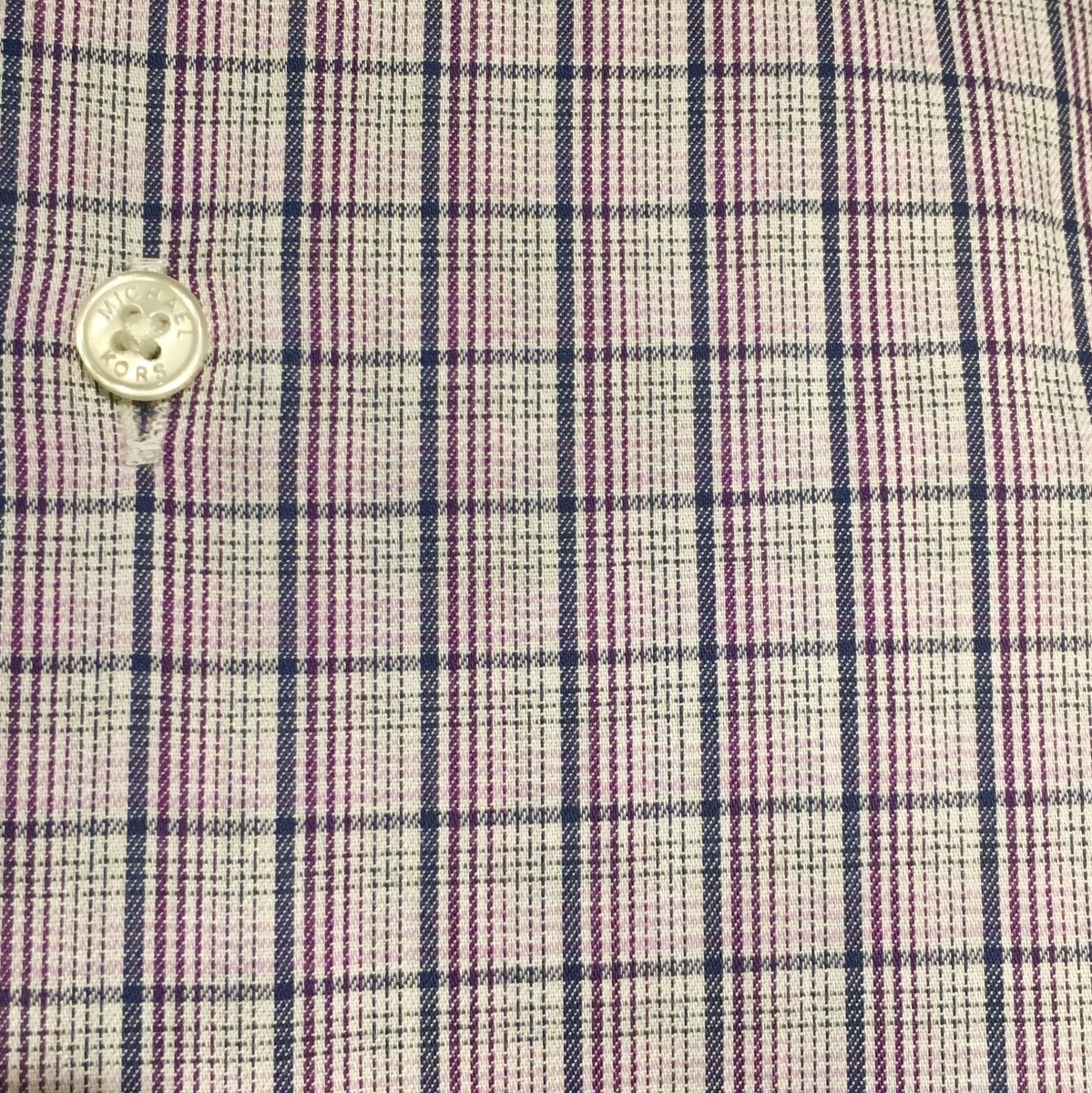 Michael Kors Boys Cotton Burgundy/Navy Plaid Shirt 192 Z0308 - NorthBoys