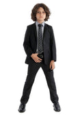 Mod Boys Slim Classic Black Suit-NorthBoys